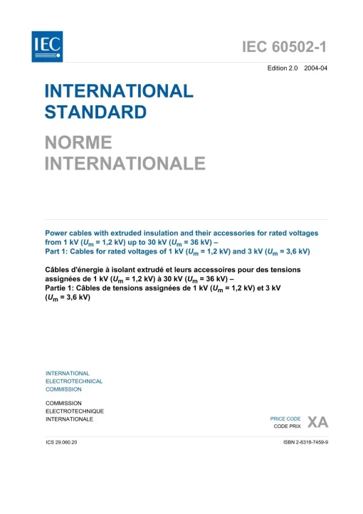 IEC 60502-1 Ed. 2.0 b:2004 pdf