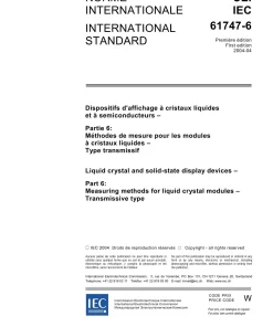 IEC 61747-6 Ed. 1.0 b:2004 pdf