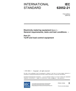 IEC 62052-21 Ed. 1.0 en:2004 pdf