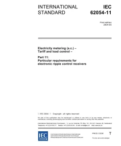 IEC 62054-11 Ed. 1.0 en:2004 pdf