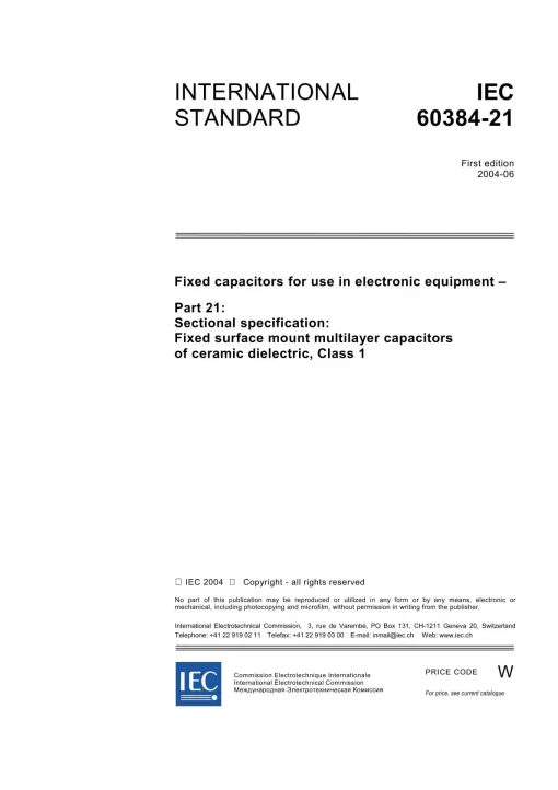 IEC 60384-21 Ed. 1.0 en:2004 pdf