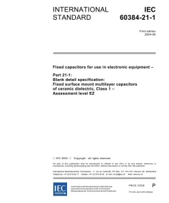 IEC 60384-21-1 Ed. 1.0 en:2004 pdf