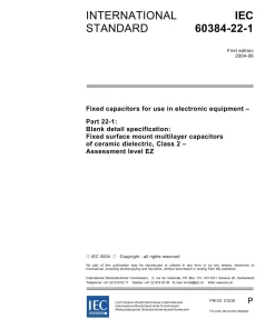 IEC 60384-22-1 Ed. 1.0 en:2004 pdf