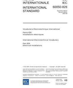 IEC 60050-826 Ed. 2.0 b:2004 pdf