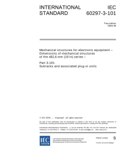 IEC 60297-3-101 Ed. 1.0 en:2004 pdf