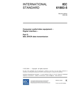 IEC 61883-5 Ed. 2.0 en:2004 pdf