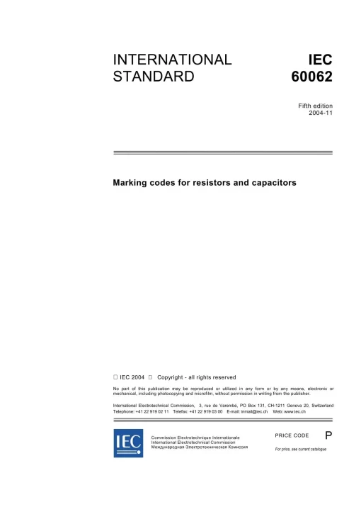 IEC 60062 Ed. 5.0 en:2004 pdf