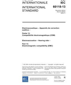 IEC 60118-13 Ed. 2.0 b:2004 pdf