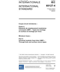 IEC 60127-4 Ed. 3.0 b:2005 pdf