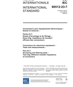 IEC 60512-23-7 Ed. 1.0 b:2005 pdf