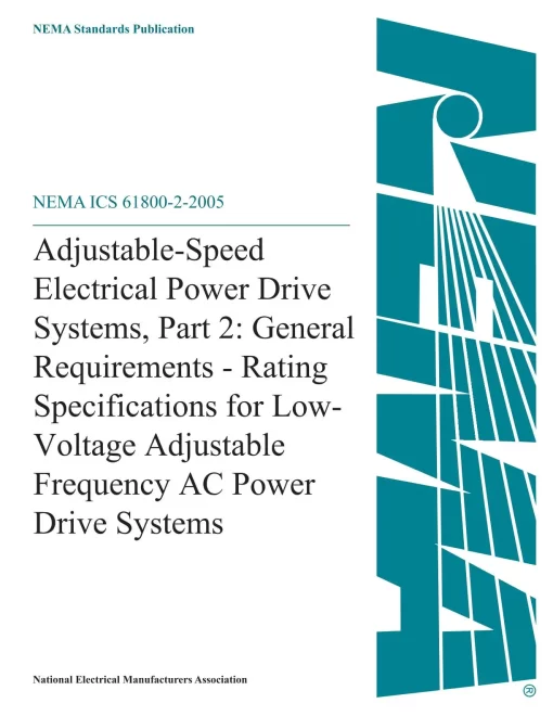 NEMA ICS 61800-2-2005 pdf