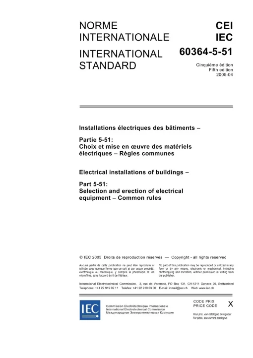 IEC 60364-5-51 Ed. 5.0 b:2005 pdf