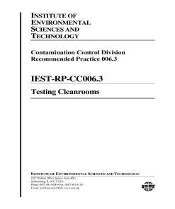 IEST RP-CC006.3 pdf