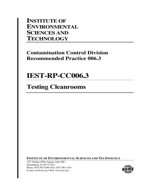 IEST RP-CC006.3 pdf