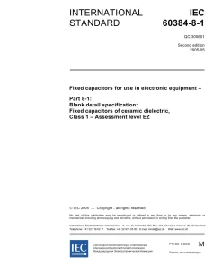 IEC 60384-8-1 Ed. 2.0 en:2005 pdf