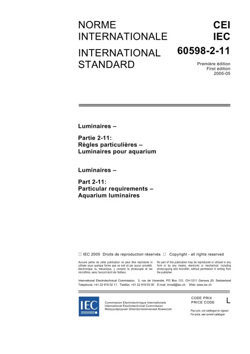 IEC 60598-2-11 Ed. 1.0 b:2005 pdf