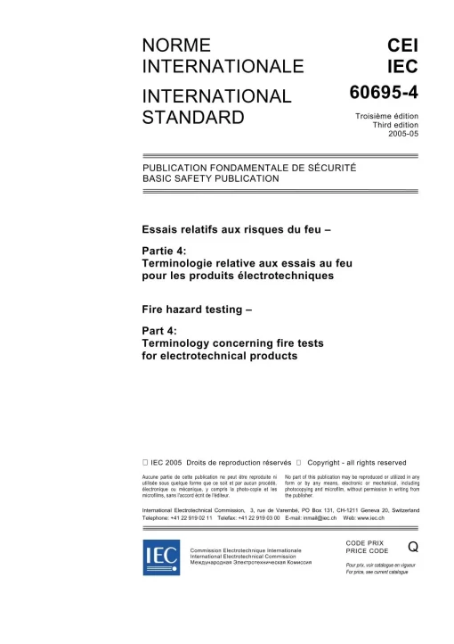 IEC 60695-4 Ed. 3.0 b:2005 pdf