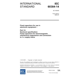 IEC 60384-14 Ed. 3.0 en:2005 pdf