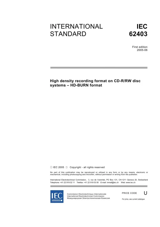 IEC 62403 Ed. 1.0 en:2005 pdf