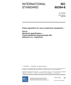 IEC 60384-6 Ed. 3.0 en:2005 pdf