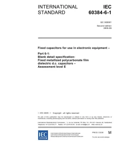 IEC 60384-6-1 Ed. 2.0 en:2005 pdf