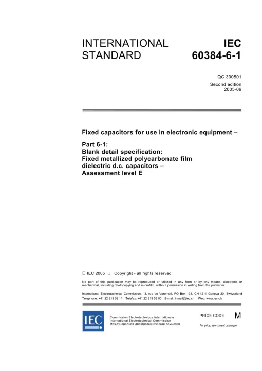 IEC 60384-6-1 Ed. 2.0 en:2005 pdf