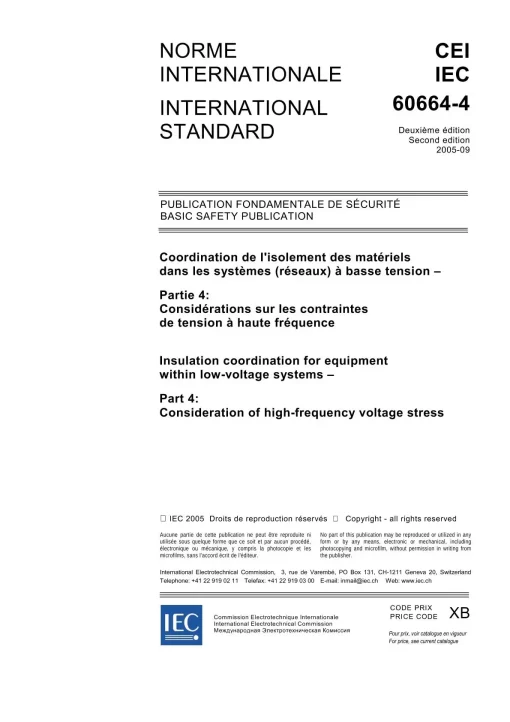 IEC 60664-4 Ed. 2.0 b:2005 pdf