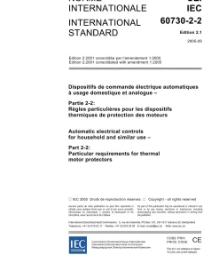 IEC 60730-2-2 Ed. 2.1 b:2005 pdf