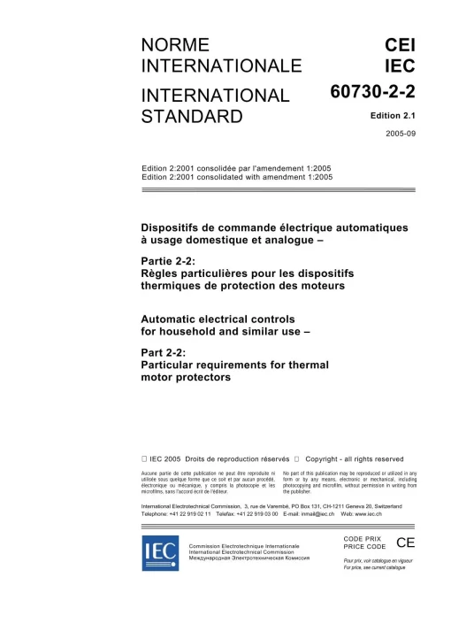 IEC 60730-2-2 Ed. 2.1 b:2005 pdf