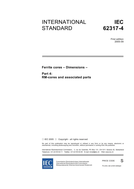 IEC 62317-4 Ed. 1.0 en:2005 pdf