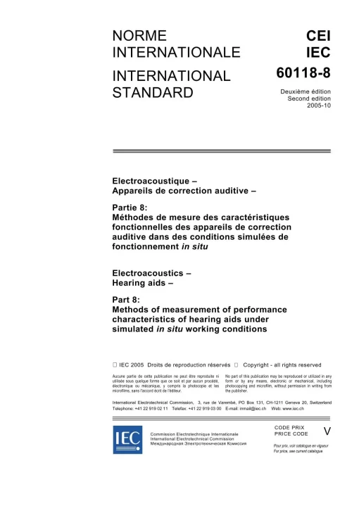 IEC 60118-8 Ed. 2.0 b:2005 pdf