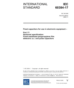 IEC 60384-17 Ed. 2.0 en:2005 pdf