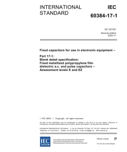 IEC 60384-17-1 Ed. 2.0 en:2005 pdf