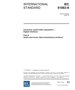 IEC 61883-6 Ed. 2.0 en:2005 pdf