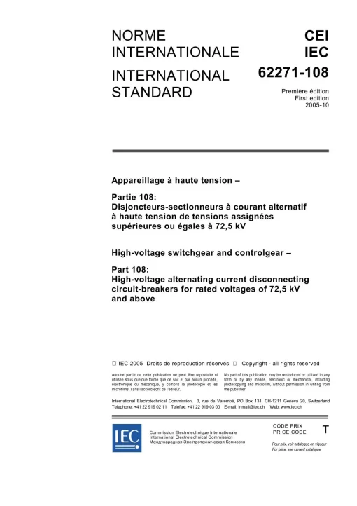 IEC 62271-108 Ed. 1.0 b:2005 pdf