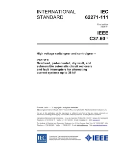 IEC 62271-111 Ed. 1.0 en:2005 pdf