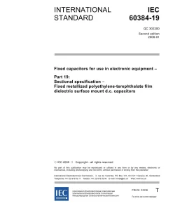 IEC 60384-19 Ed. 2.0 en:2006 pdf