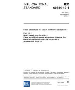 IEC 60384-19-1 Ed. 2.0 en:2006 pdf