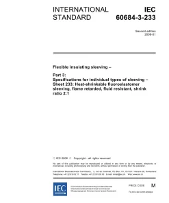 IEC 60684-3-233 Ed. 2.0 en:2006 pdf