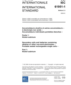 IEC 61951-1 Ed. 2.1 b:2006 pdf