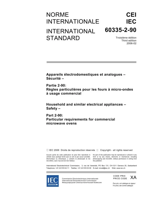 IEC 60335-2-90 Ed. 3.0 b:2006 pdf