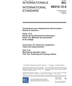 IEC 60512-13-5 Ed. 1.0 b:2006 pdf