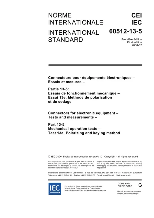 IEC 60512-13-5 Ed. 1.0 b:2006 pdf