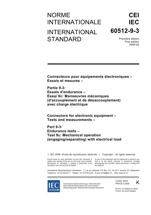 IEC 60512-9-3 Ed. 1.0 b:2006 pdf