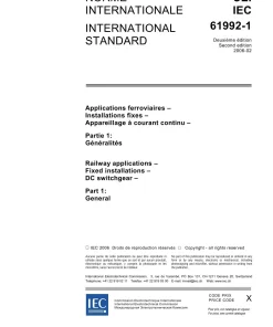 IEC 61992-1 Ed. 2.0 b:2006 pdf