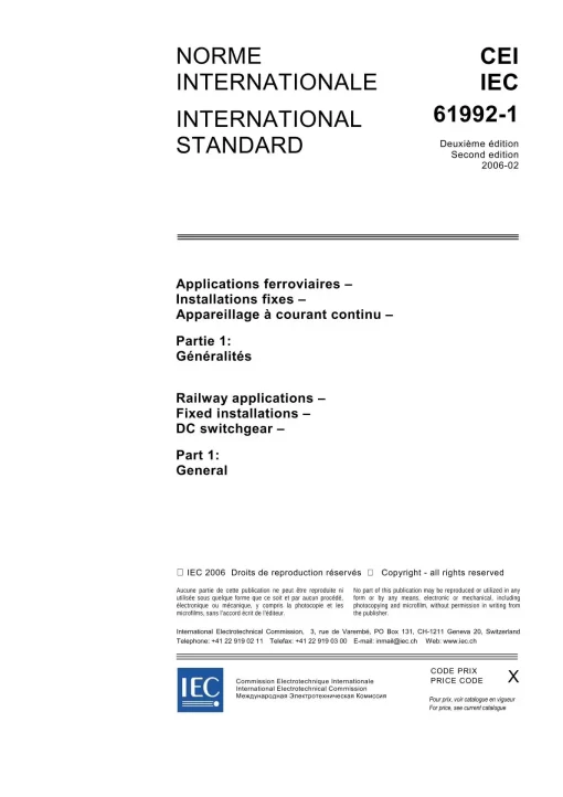 IEC 61992-1 Ed. 2.0 b:2006 pdf