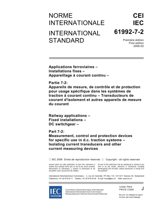 IEC 61992-7-2 Ed. 1.0 b:2006 pdf