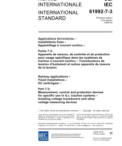 IEC 61992-7-3 Ed. 1.0 b:2006 pdf