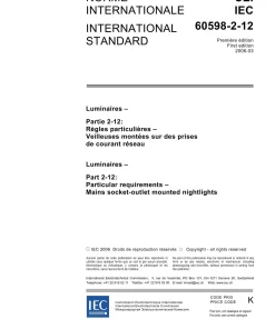 IEC 60598-2-12 Ed. 1.0 b:2006 pdf