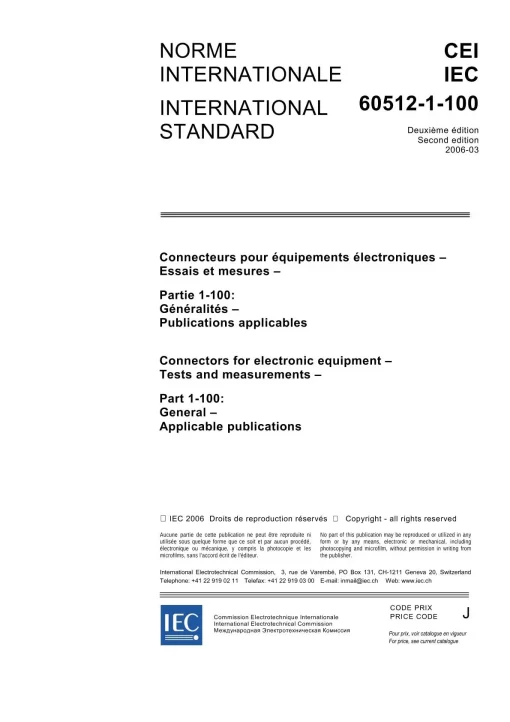 IEC 60512-1-100 Ed. 2.0 b:2006 pdf